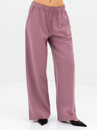 Eden Elasticated Trousers - Dusty Rose