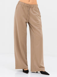 Eden Elasticated Trousers - Tan
