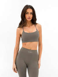 SculptForm Sports Bra - Safari Green