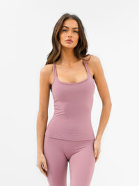 SculptForm Vest Top - Dusty Pink