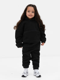 Mini Borg Sweatpants - Black
