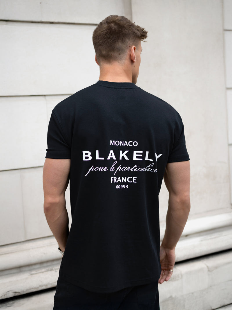 Monaco Relaxed T-Shirt - Black