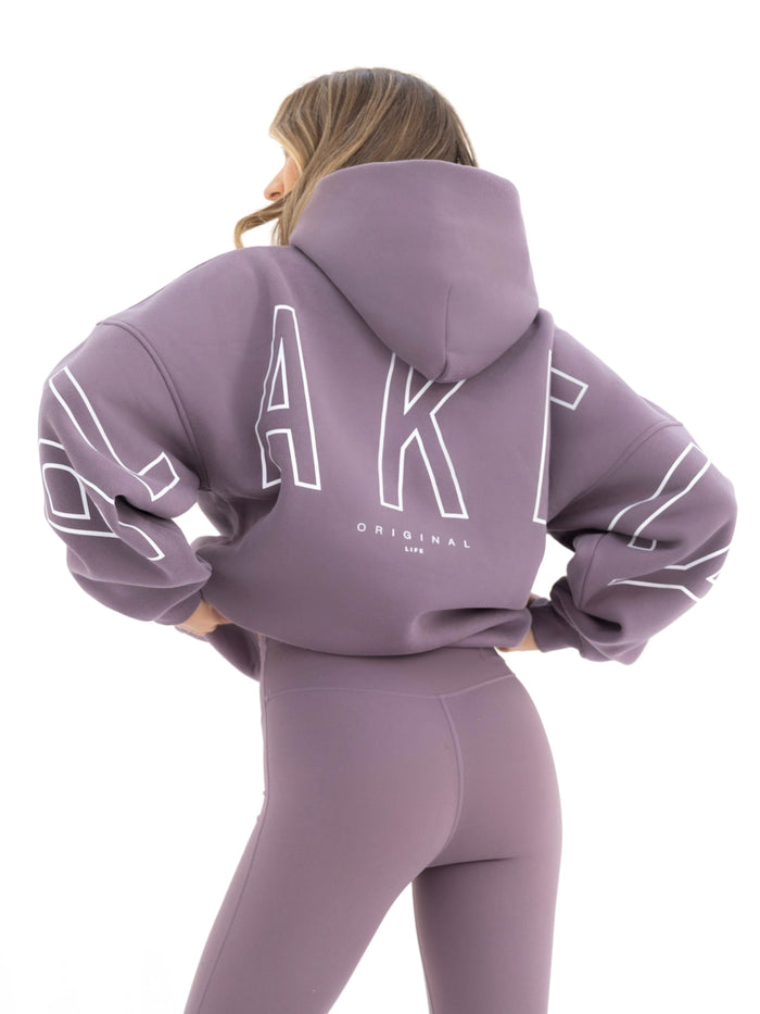 Outline Isabel Oversized Hoodie - Grape
