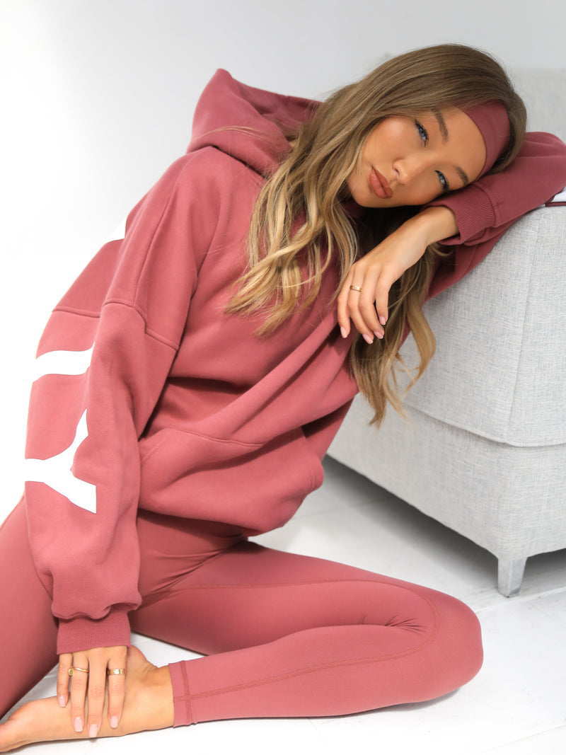 Isabel Oversized Hoodie - Berry