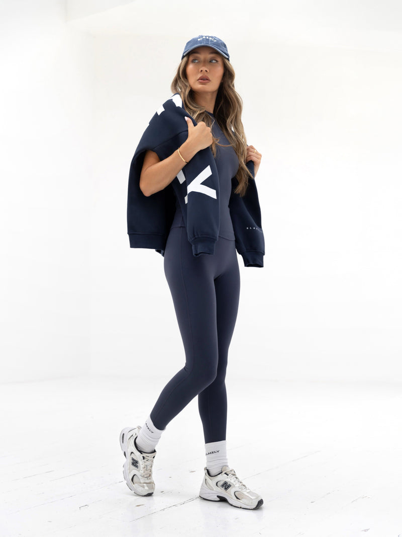 Isabel Oversized Hoodie - Midnight Blue