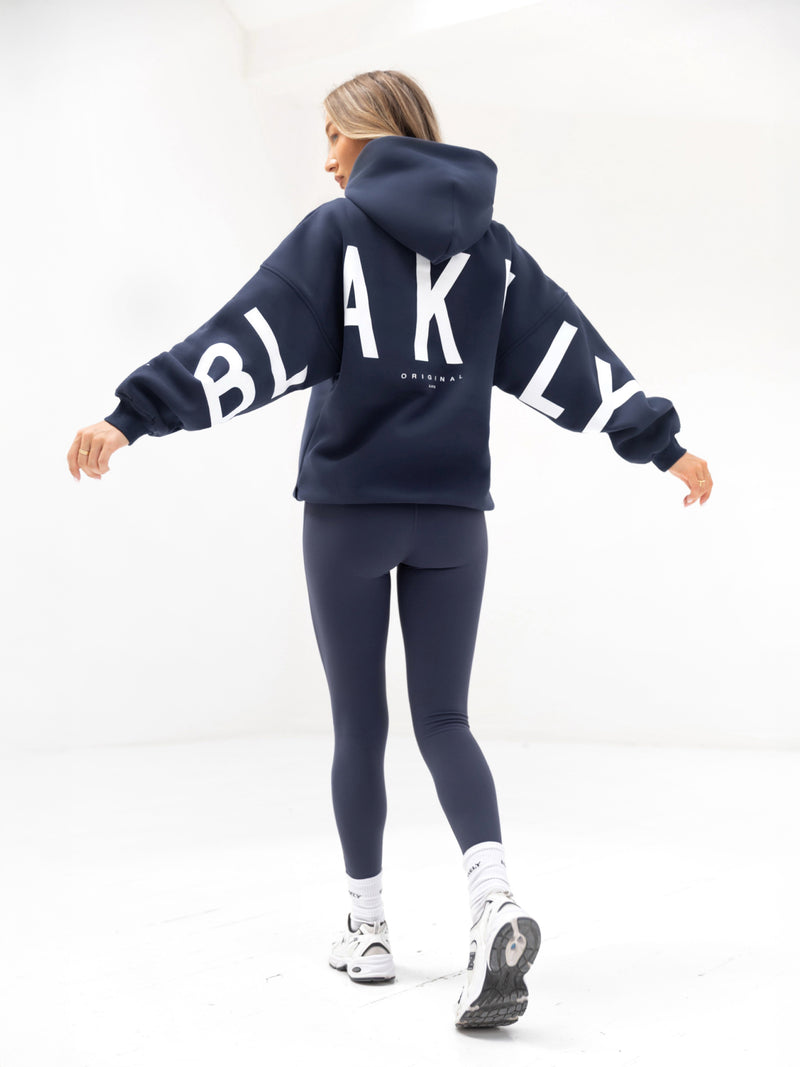 Isabel Oversized Hoodie - Midnight Blue