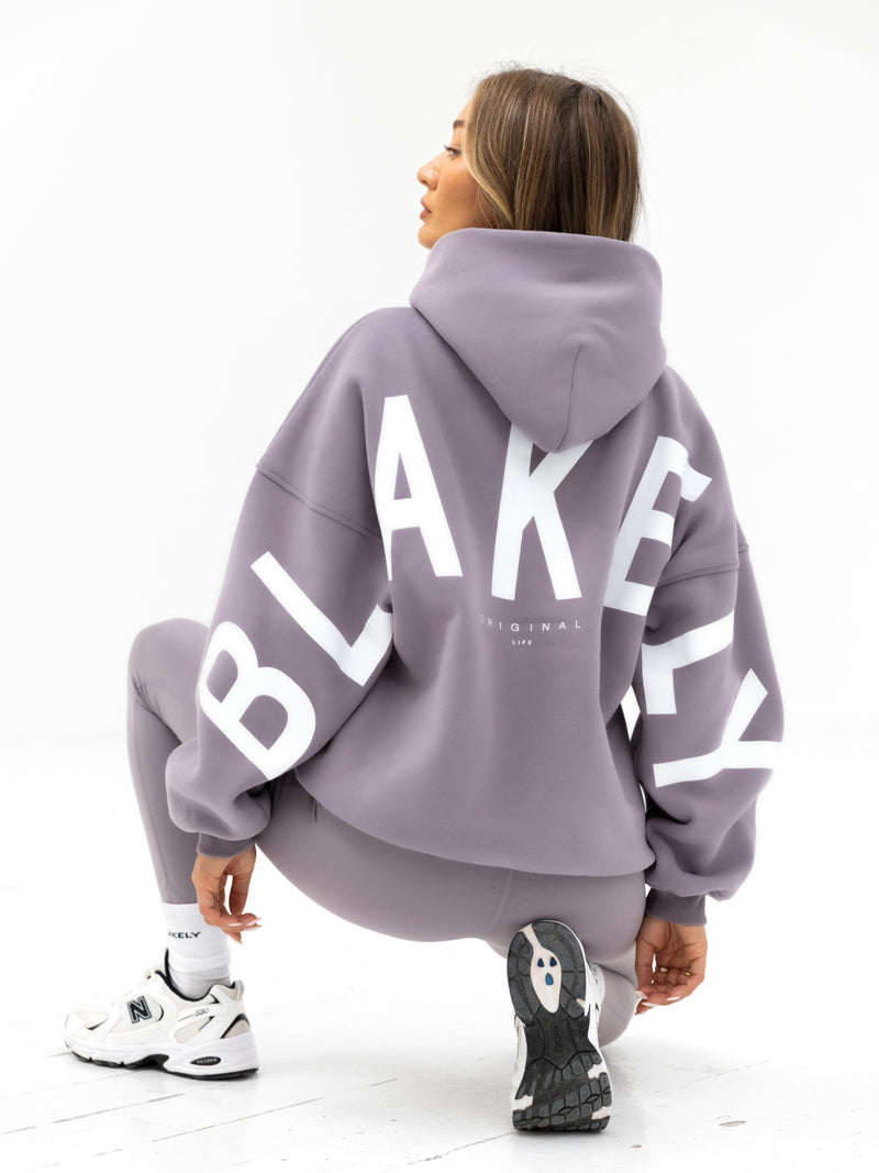 Isabel Oversized Hoodie - Soft Purple