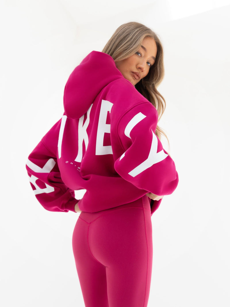 Isabel Oversized Hoodie - Ultra Pink