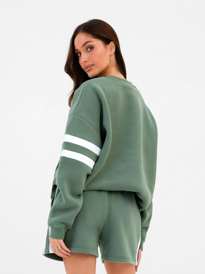 Amber Oversized Sweater - Green