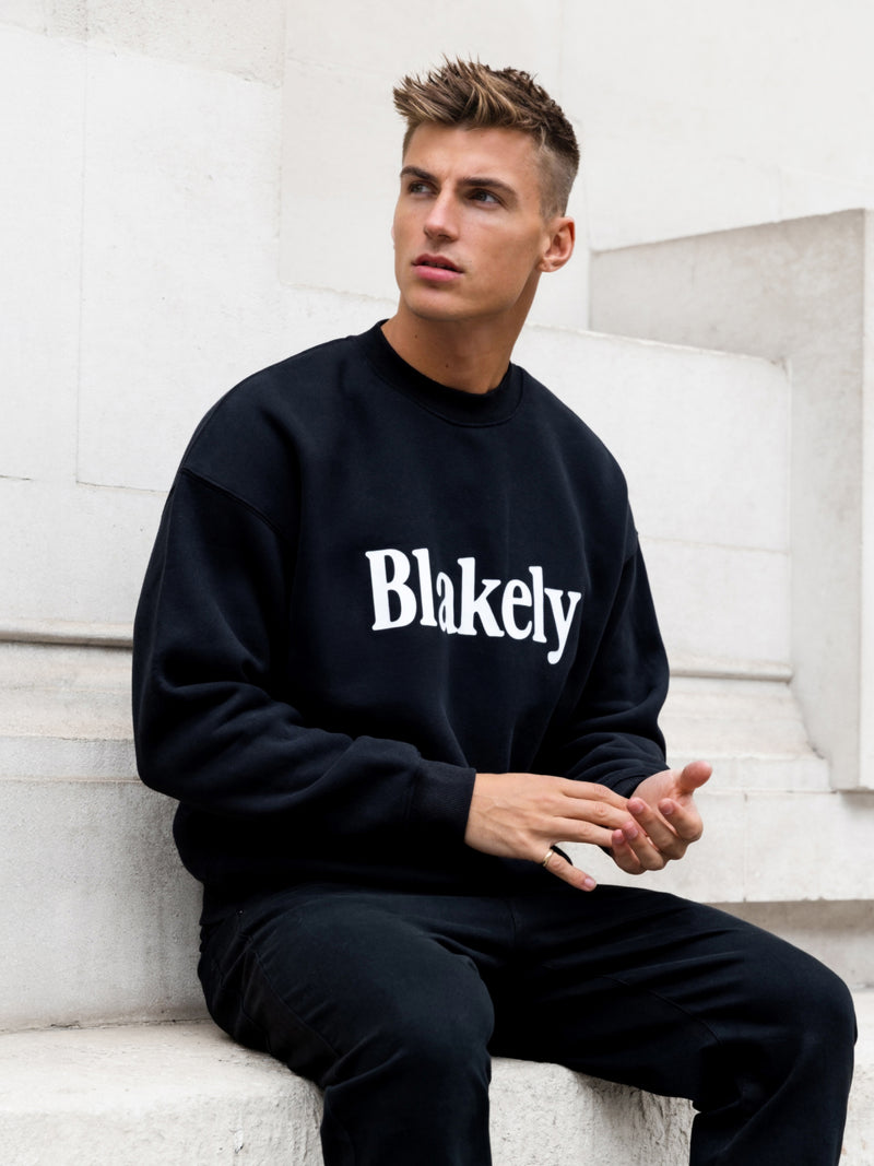 Marlo Relaxed Sweater - Black
