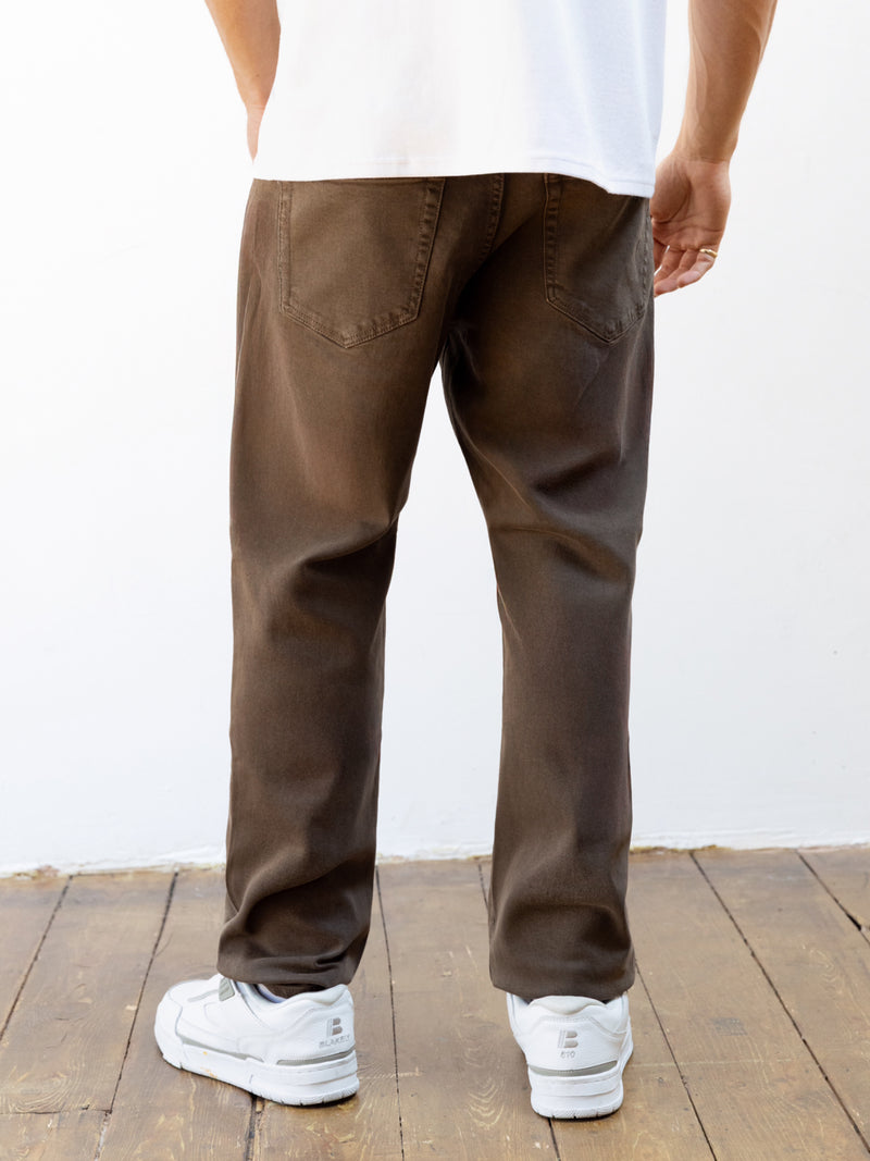 Vol.15 Loose Fitting Jeans - Brown