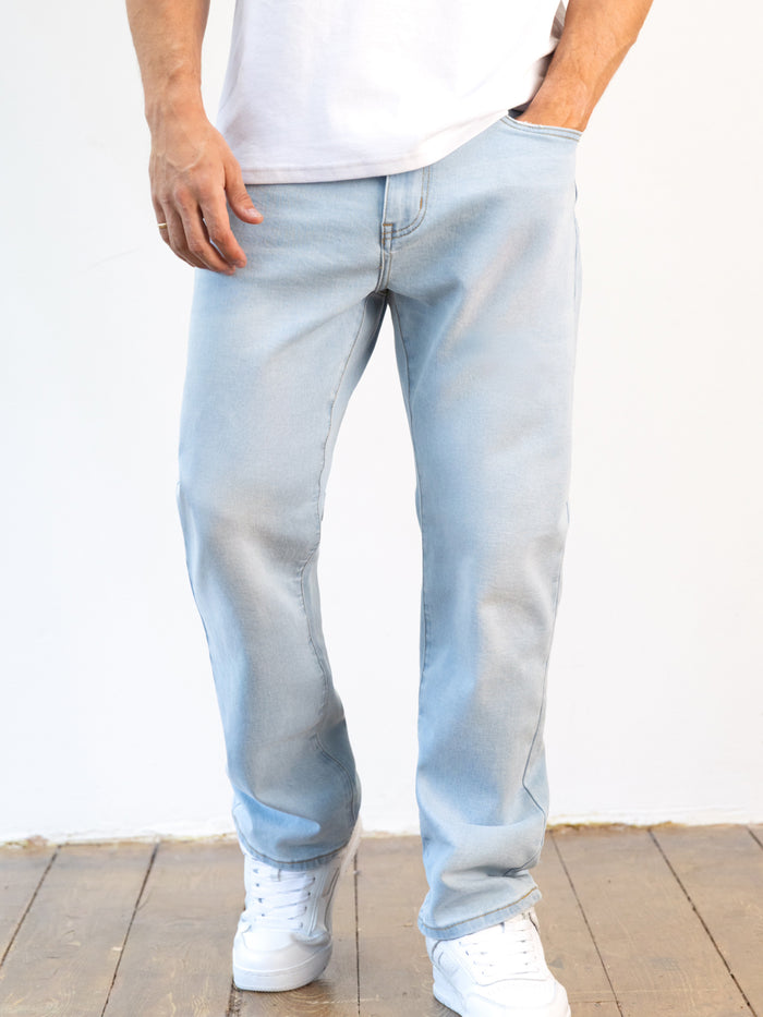 Vol.15 Loose Fitting Jeans - Light Blue