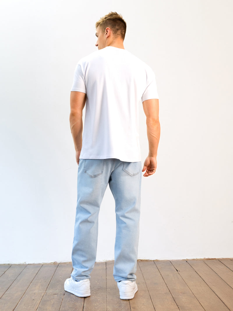 Vol.15 Loose Fitting Jeans - Light Blue