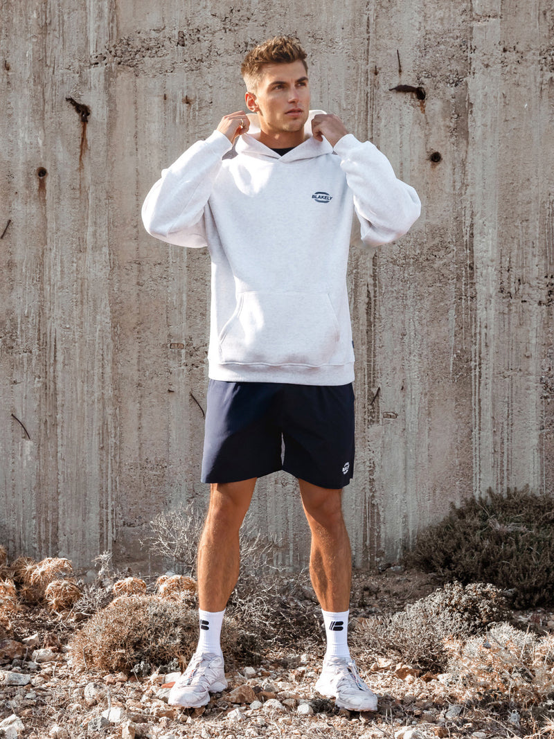 Track Active Hoodie - Marl White