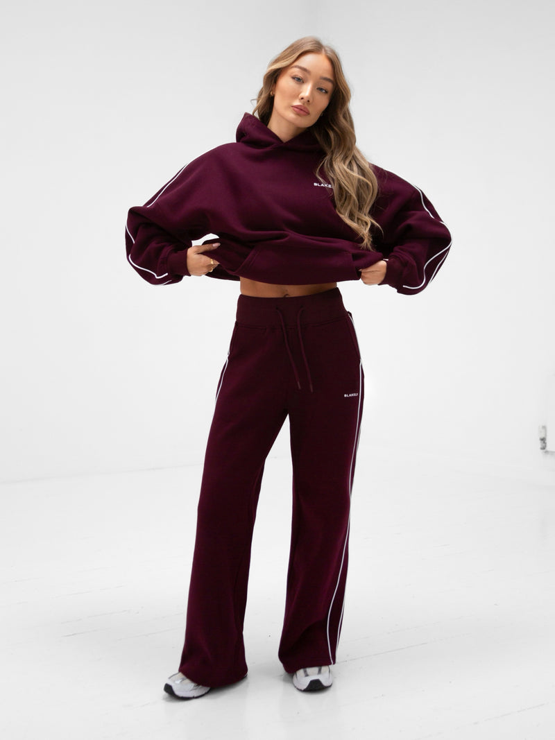 Apex Lifestyle Oversized Hoodie - Dark Cherry