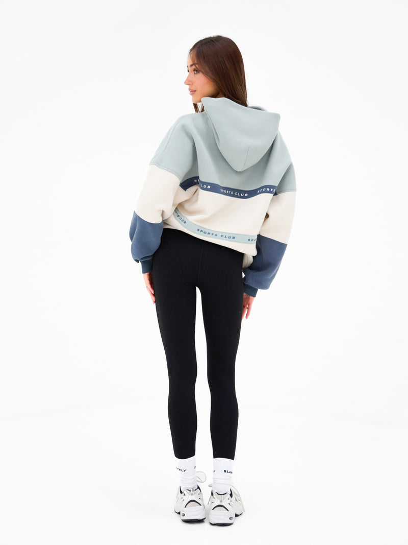 Alpine Oversized Hoodie - Mineral Blue