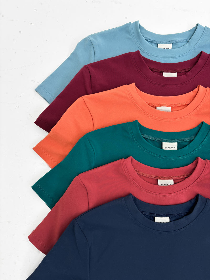 Lucia Baby Tee - Soft Teal