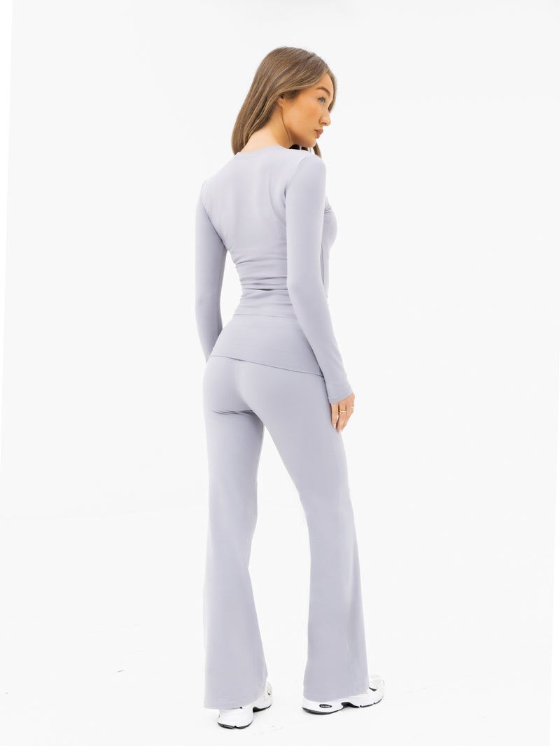 Lucia Long Sleeve Top - Pale Lilac