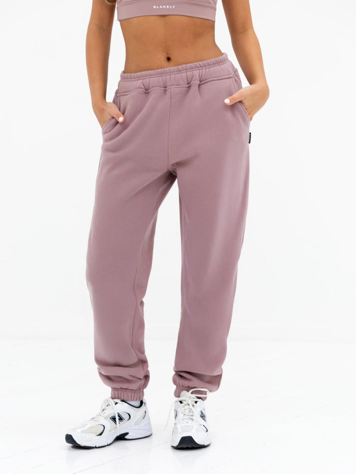 Isabel Cuffed Sweatpants - Dusty Pink