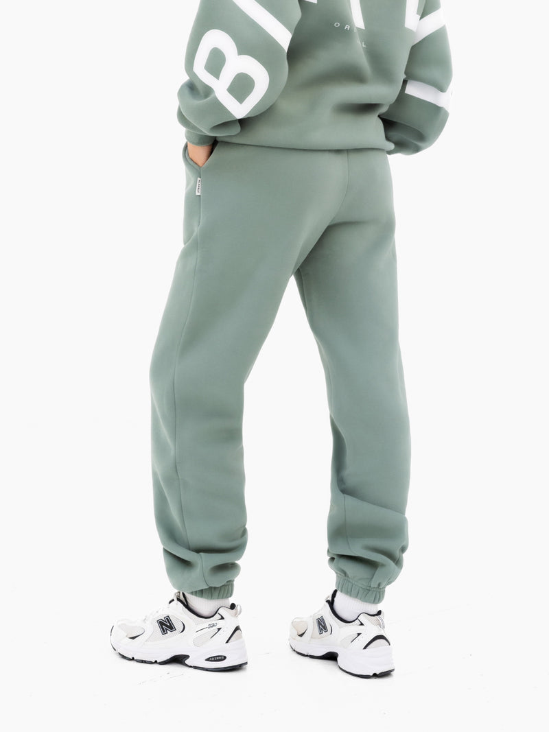 Isabel Cuffed Sweatpants - Sage Green