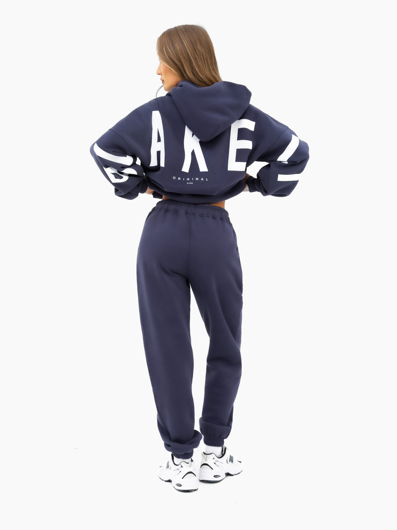 Isabel Cuffed Sweatpants - True Navy