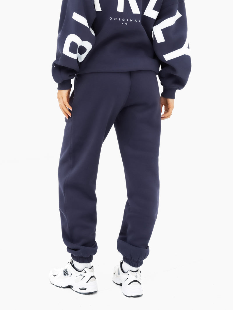 Isabel Cuffed Sweatpants - True Navy