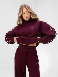 Apex Lifestyle Oversized Hoodie - Dark Cherry