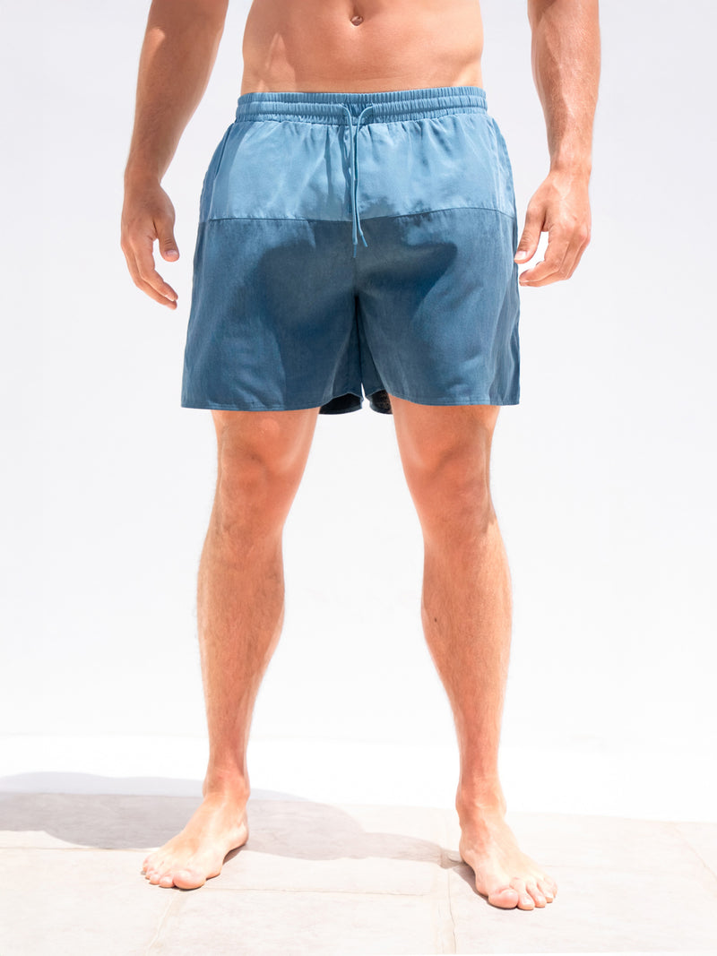 Anchor Swim Shorts - Teal Green