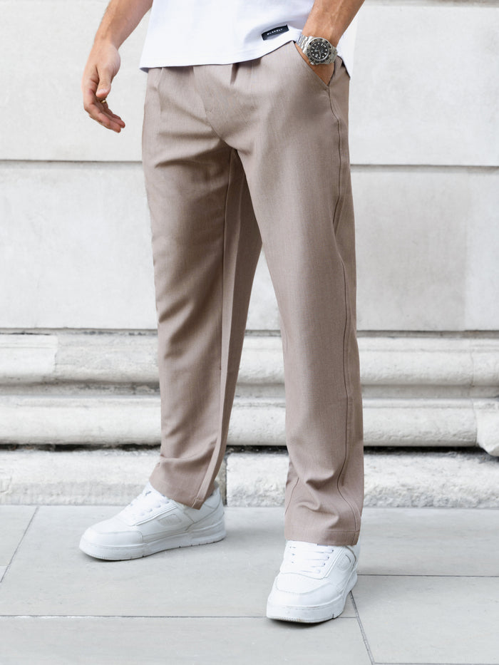 Anston Stretch Chinos - Light Brown