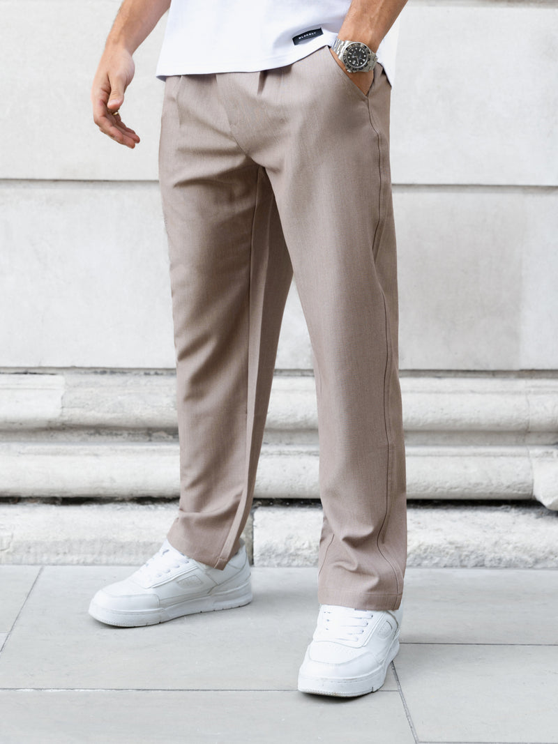 Anston Stretch Chinos - Light Brown