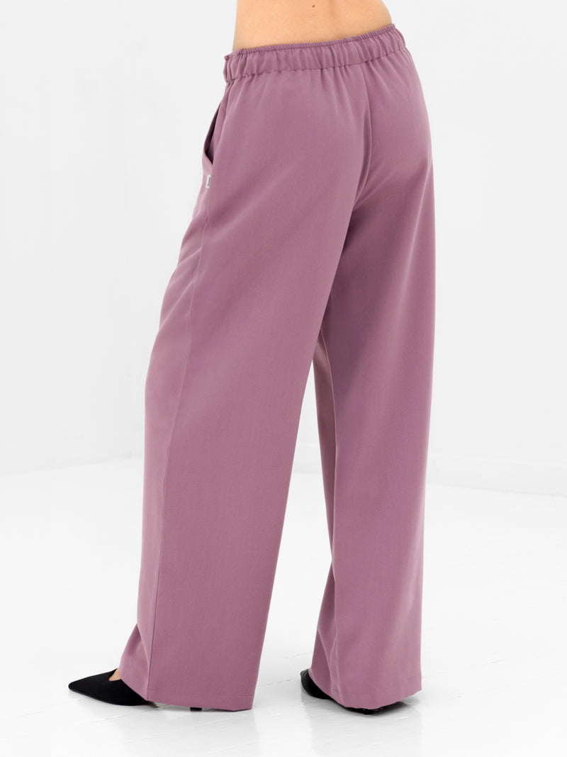 Eden Elasticated Trousers - Dusty Rose