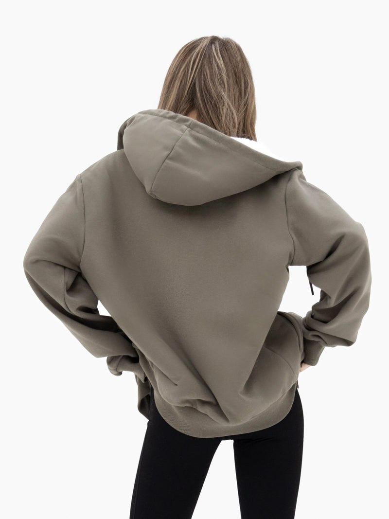 Heritage Full Zip Hoodie - Safari Green