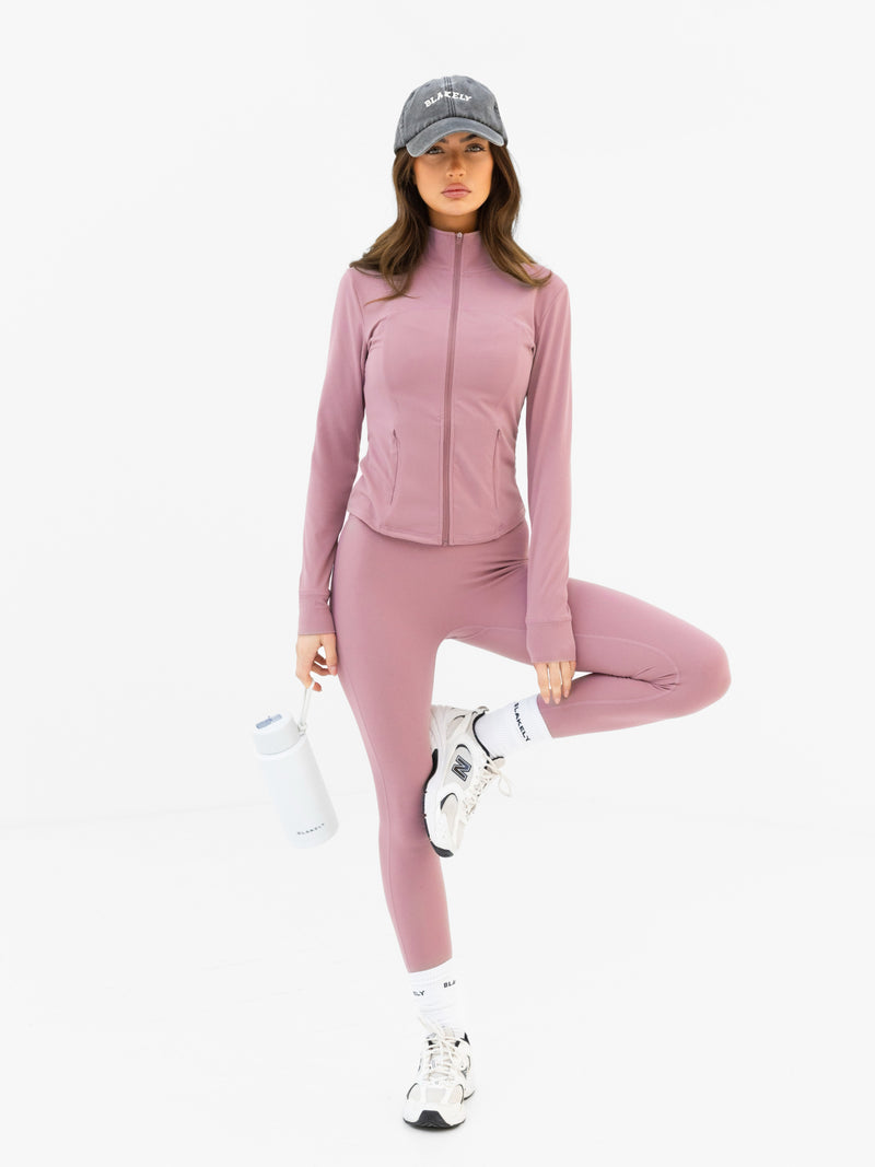 SculptForm Full Zip Jacket - Dusty Pink