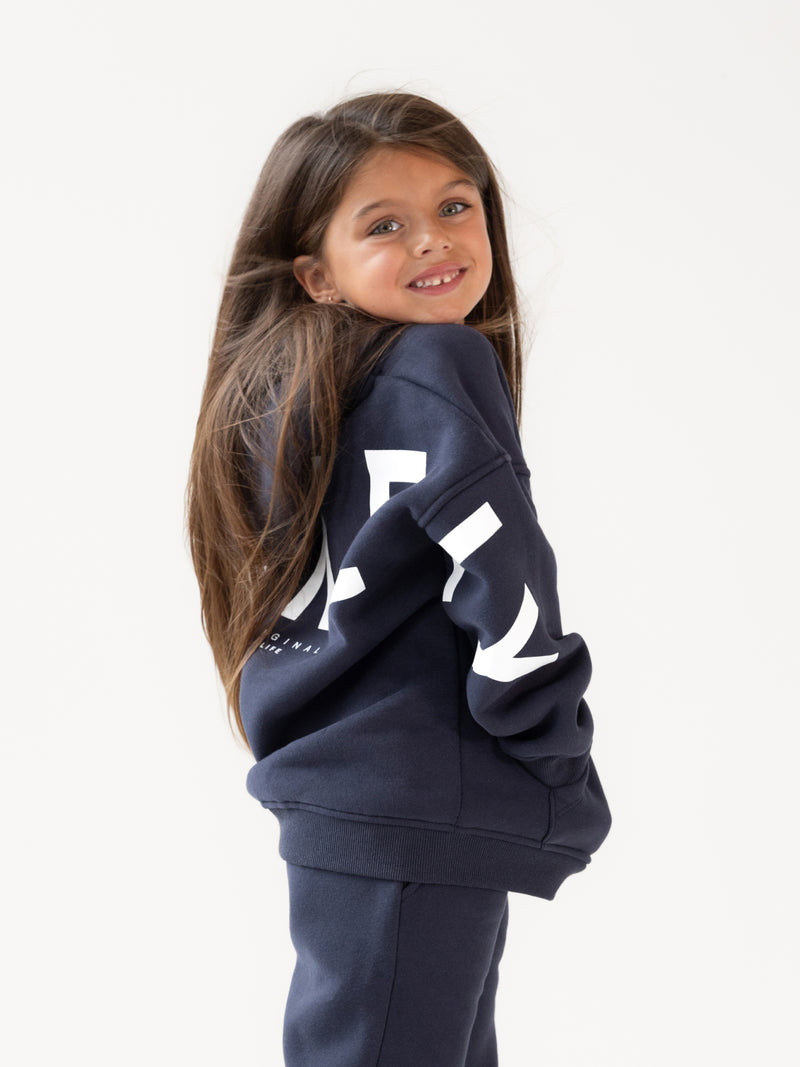 Mini Blakely Hoodie - True Navy