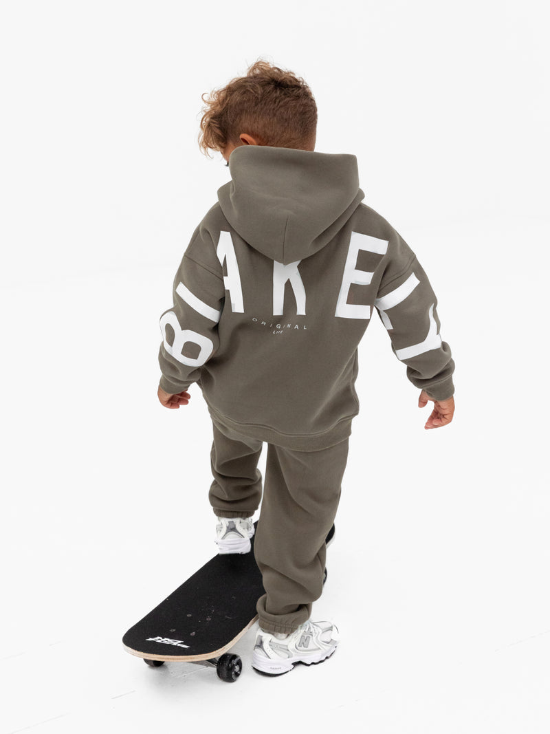 Mini Blakely Hoodie - Safari Green