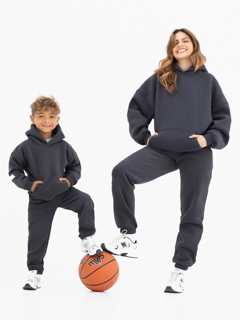 Mini Blakely Hoodie - Charcoal