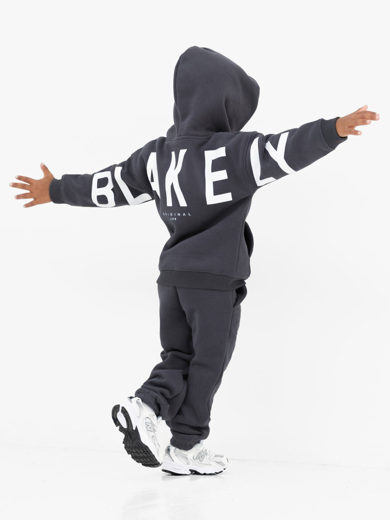 Mini Blakely Hoodie - Charcoal
