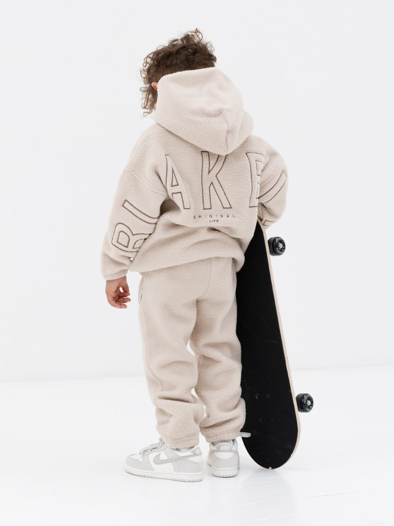 Mini Borg Sweatpants - Tan