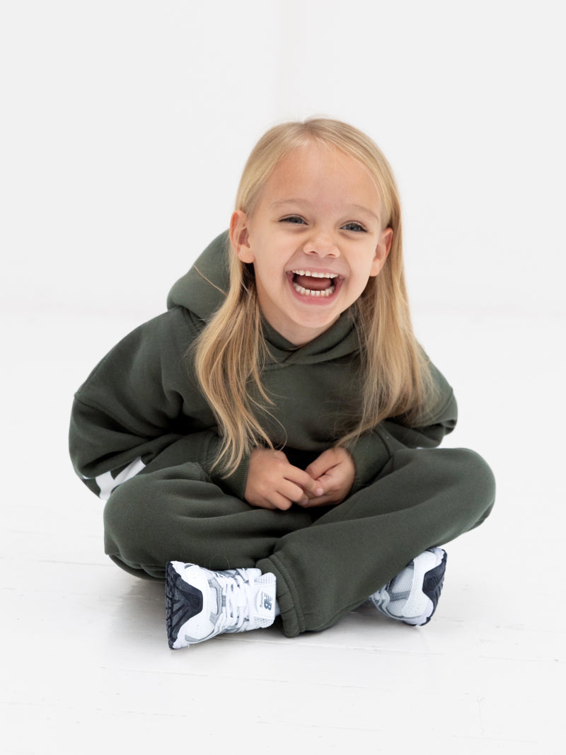 Mini Blakely Sweatpants - Khaki Green
