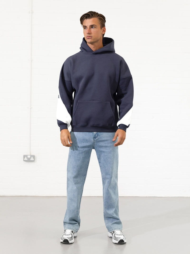 Caleb Relaxed Hoodie - True Navy