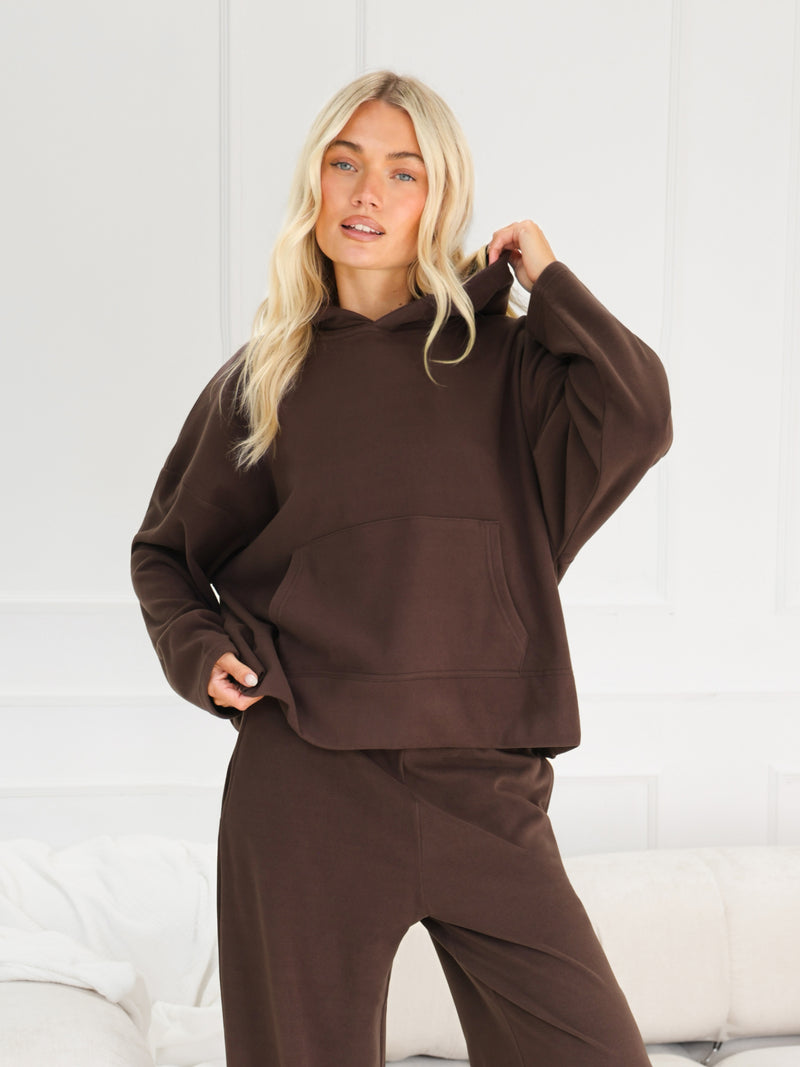 Sadie Hoodie - Chocolate Brown