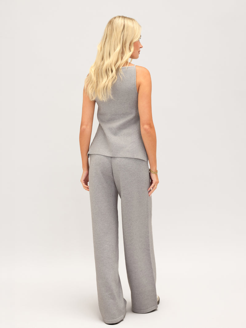 Layla Knitted Vest - Grey