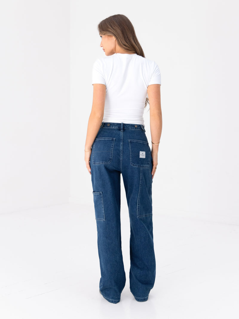 Blakely Carpenter Jeans - Dark Blue Wash