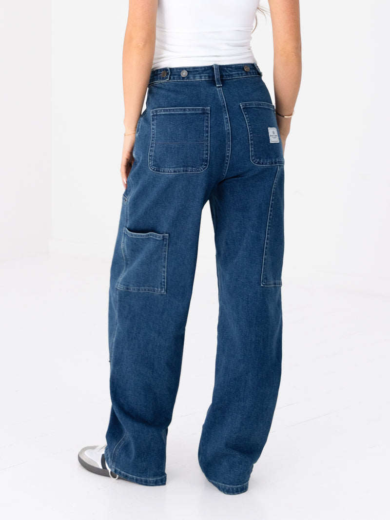 Blakely Carpenter Jeans - Dark Blue Wash