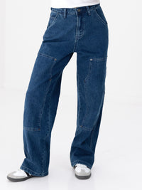 Blakely Carpenter Jeans - Dark Blue Wash