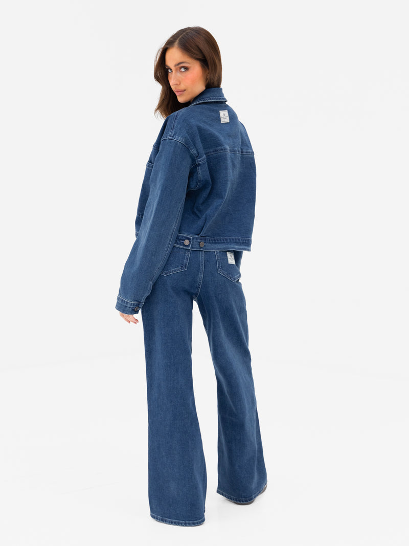 Blakely Denim Jacket - Dark Blue Wash