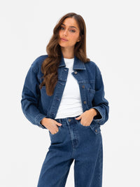 Blakely Denim Jacket - Dark Blue Wash