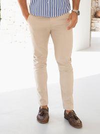 Stretch Chinos - Tan
