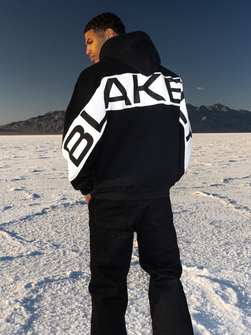 Caleb Relaxed Hoodie - Black