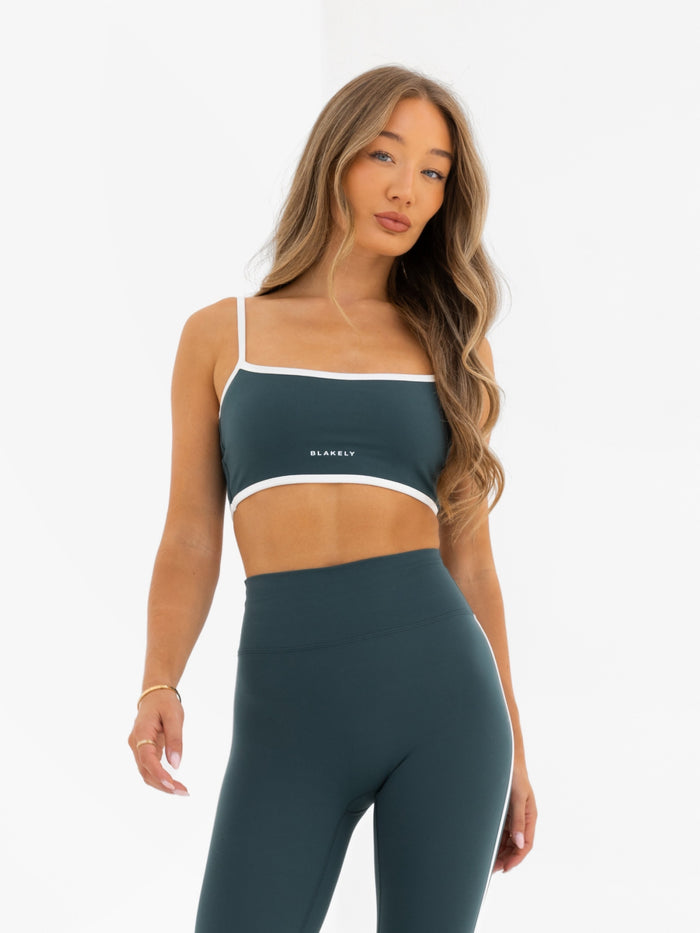 Ines Active Bra - Teal Green